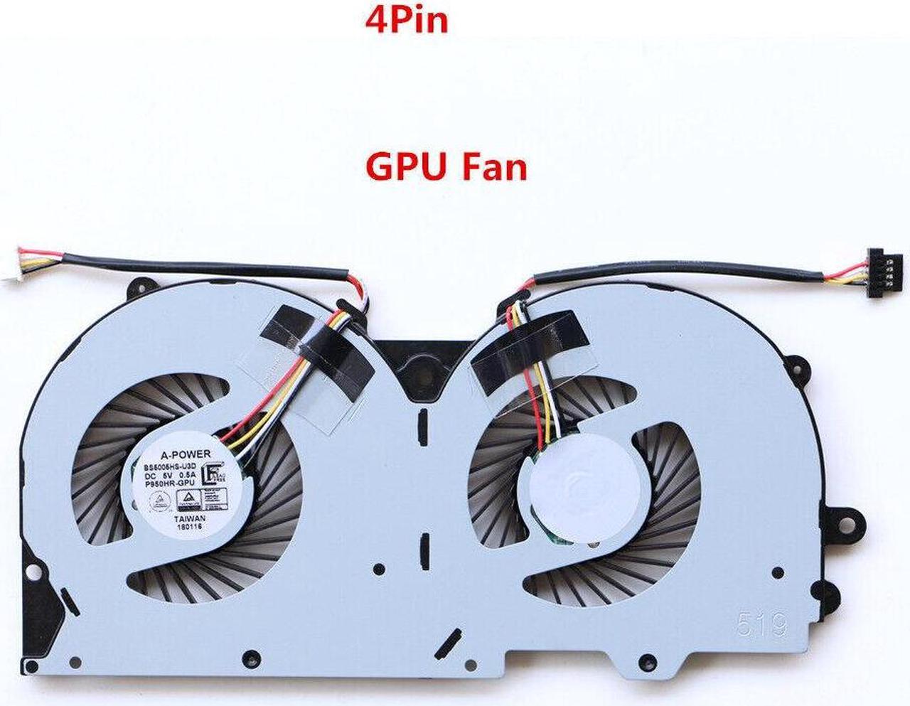 BS5005HS-U3D P950HR-GPU For Clevo P950 P950HR GPU Cooling Fan 4Pin