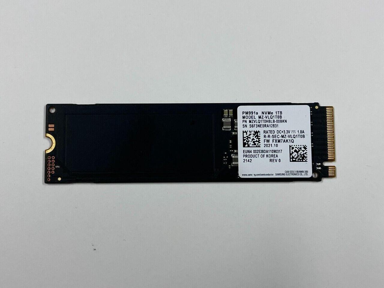 PM991a PCIe NVMe M.2 1TB SSD MZ-VLQ1T0B Solid State Drive SSD