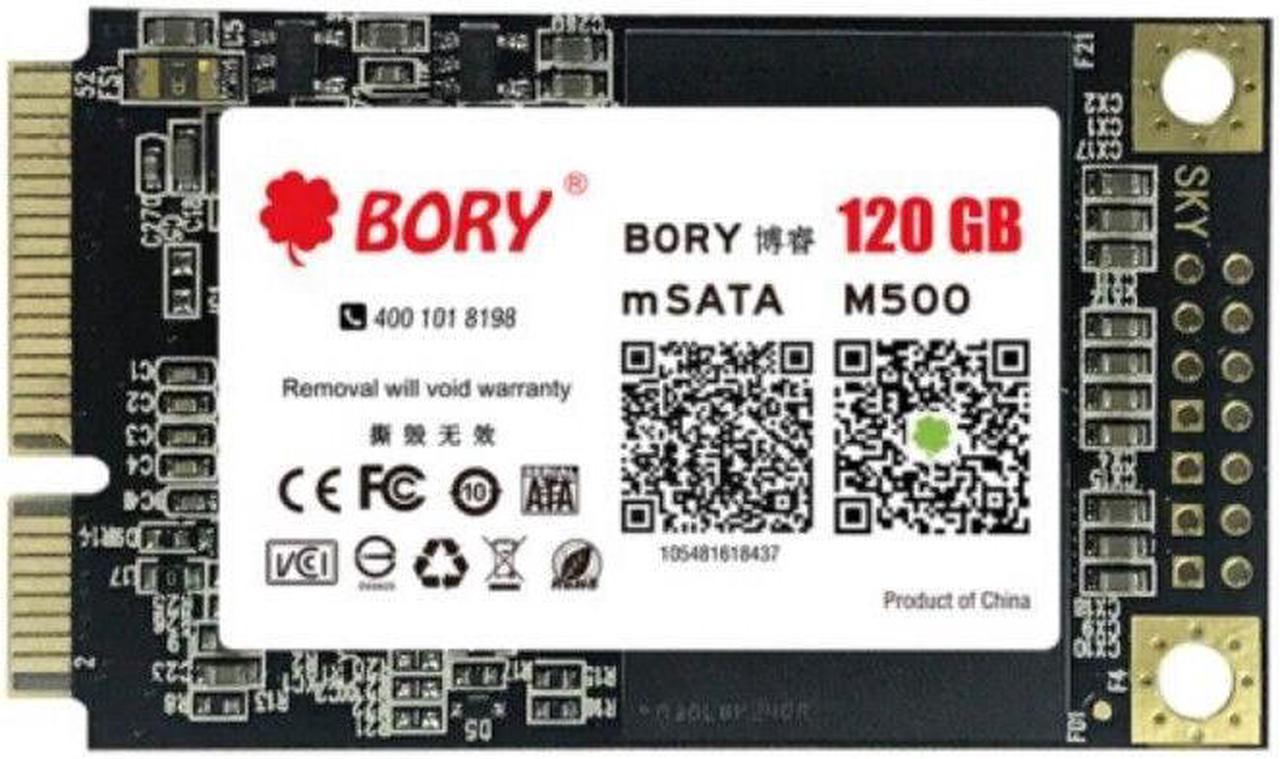 BORY MSATA PCI-E 120GB 120 GB MINI PCI-E Digital Flash SSD Storage Device