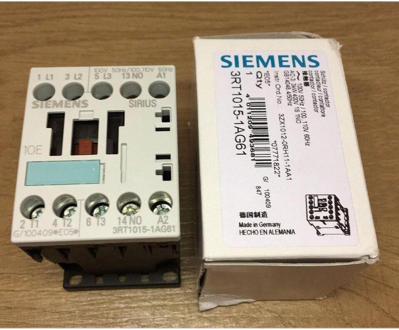 SIEMENS 3RT1015-1AG61 Contactor New One 3RT10151AG61 /S