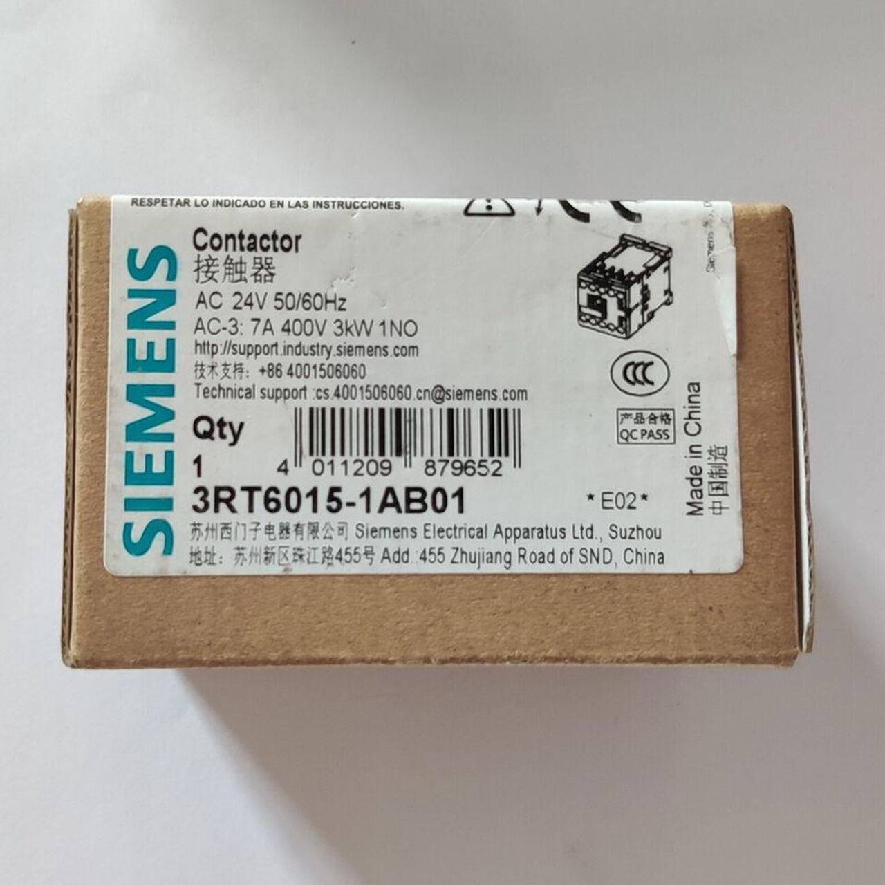 SIEMENS 3RT6015-1AB01 Contactor New One 3RT60151AB01 /S