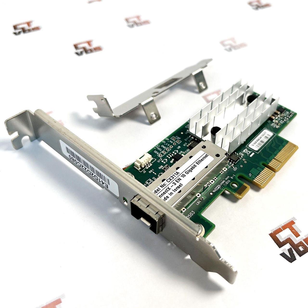 Mellanox MCX311A-XCAT ConnectX-3 EN 10G Ethernet 10GbE SFP+ PCIe NIC w/2 Bracket