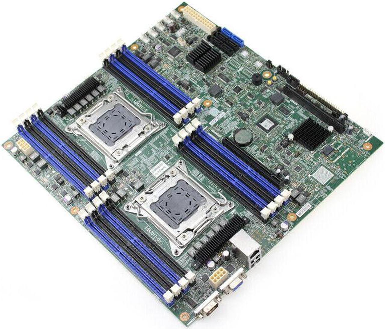 Foxconn Dual Socket LGA2011 Intel Xeon C602 X79 server board 2x PCIe x16 10G SFP