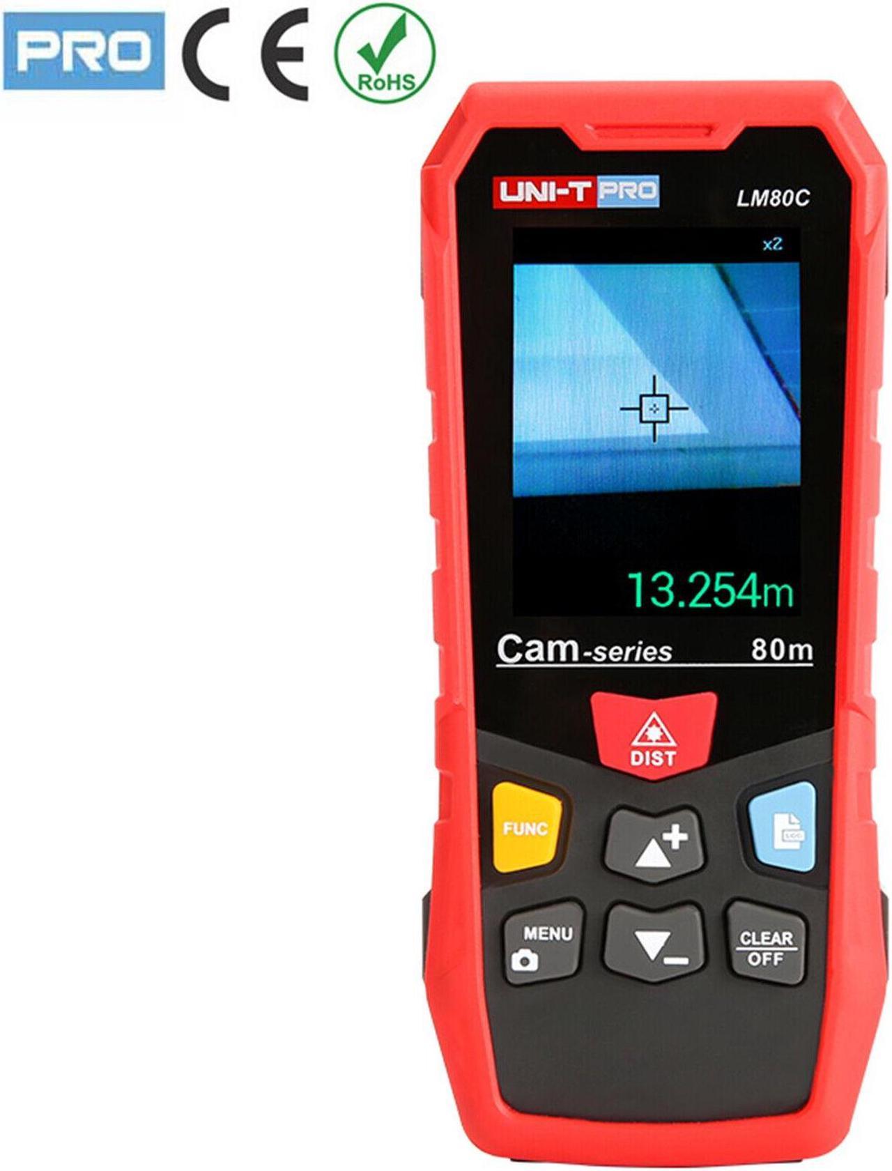 UNI-T LM80C Camera type Laser Distance Meter; IP65 Waterproof/Dustproof Kd