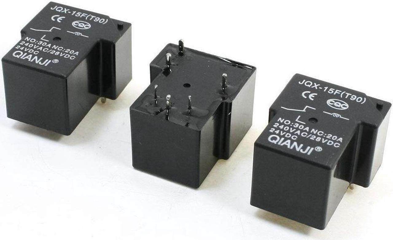 3Pcs JQX-15F(T90) PCB Voltage 6 Pin Power Relay Coil DC 24VKd