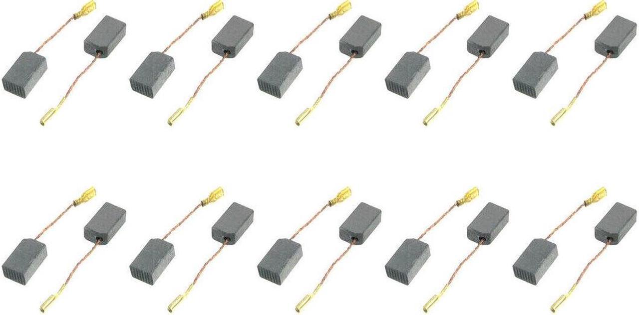 33/64" x 15/64" x 7/25" Motor Carbon Brushes 10 Pcs for Angle Grinder KD