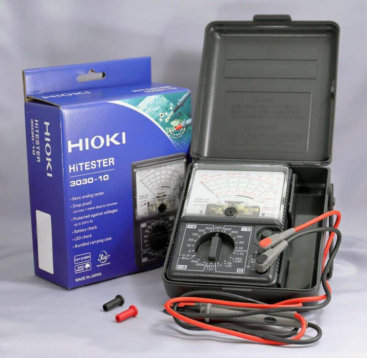 Hioki 3030-10 Analog Multimeter Hitester Drop Shock Proof Meter Kd