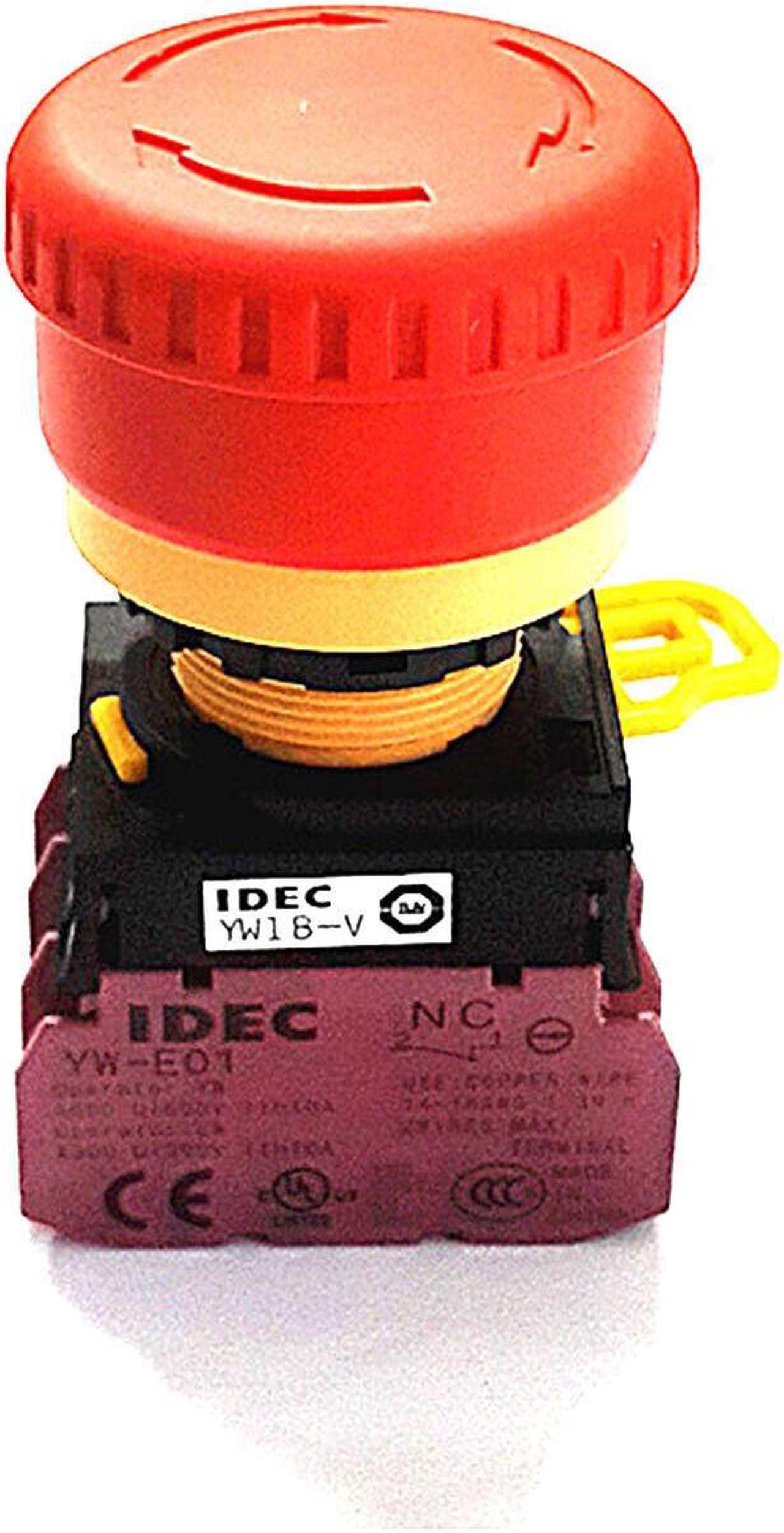 IDEC YW1B-V4E01R Scram Button Switch 1PC NewKd