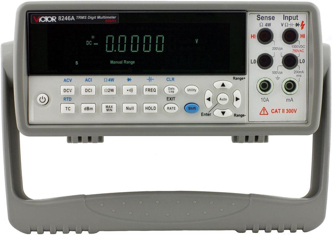 VICTOR 8246A Digital Bench Top Multimeter True RMS Tester Multimetro