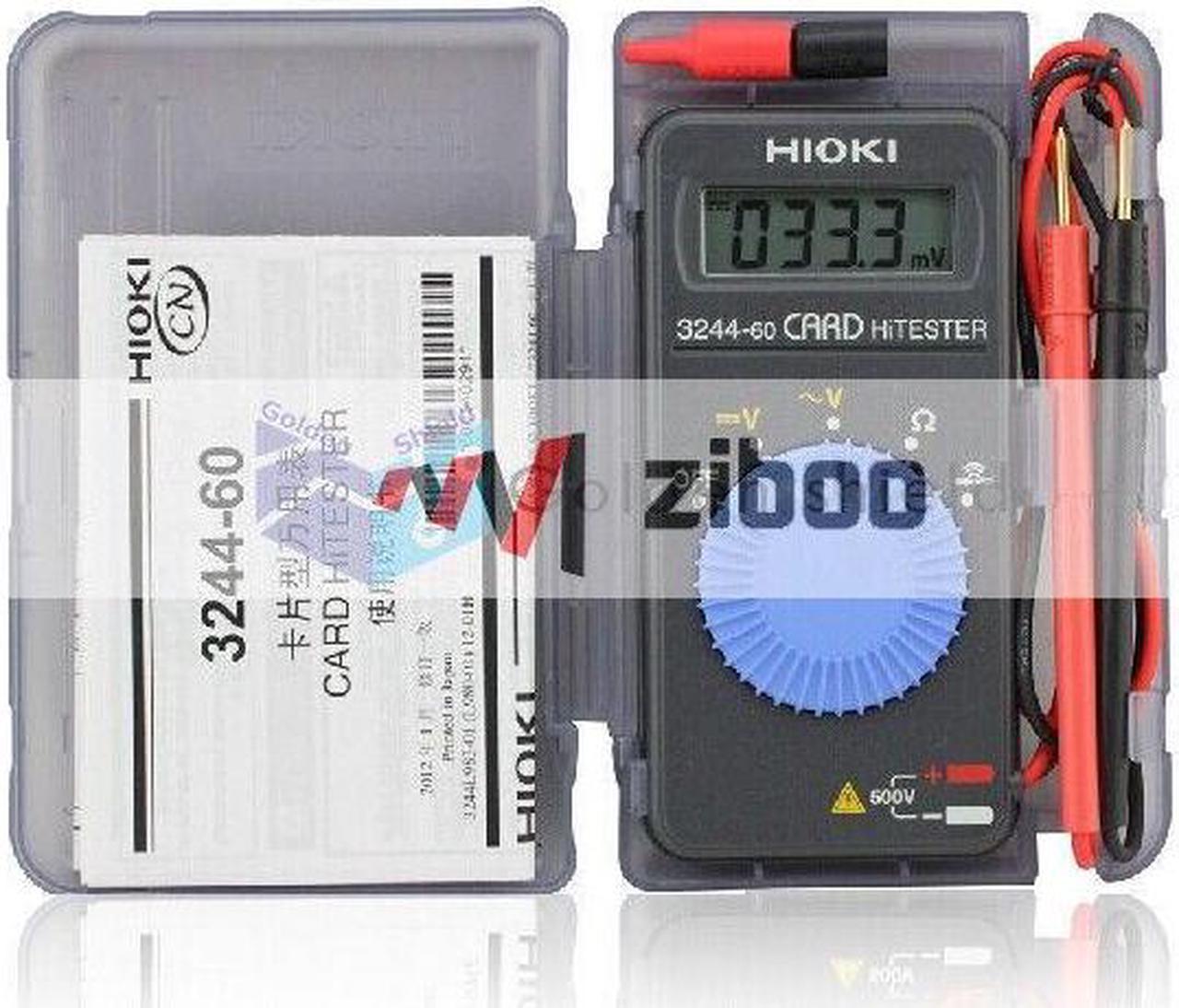 Hioki 3244-60 Card HiTester Digital Multimeter auto-ranging power savingKd