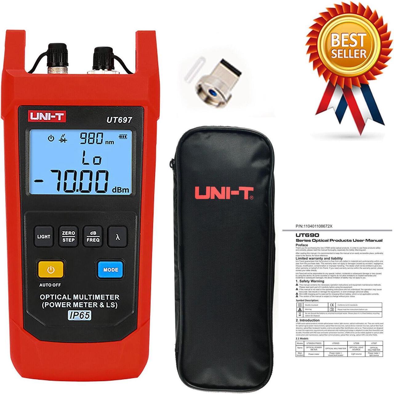 UNI-T UT697 Optical Multimeter Power Meter 1310nm and 1550nm Dual Wavelengths K