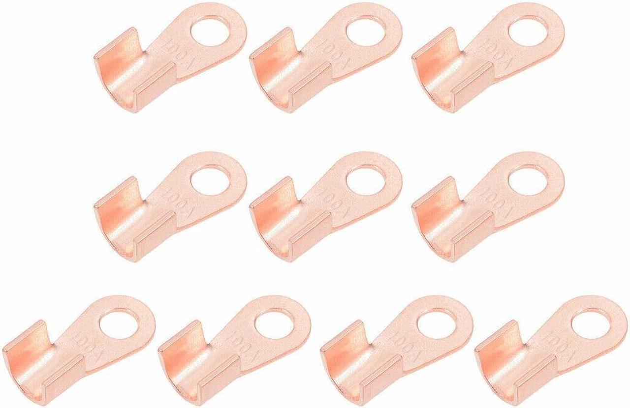 10Pcs Open Pure Copper Ring LugTerminals OT-100A WireCrimp Terminal ConnectorKD