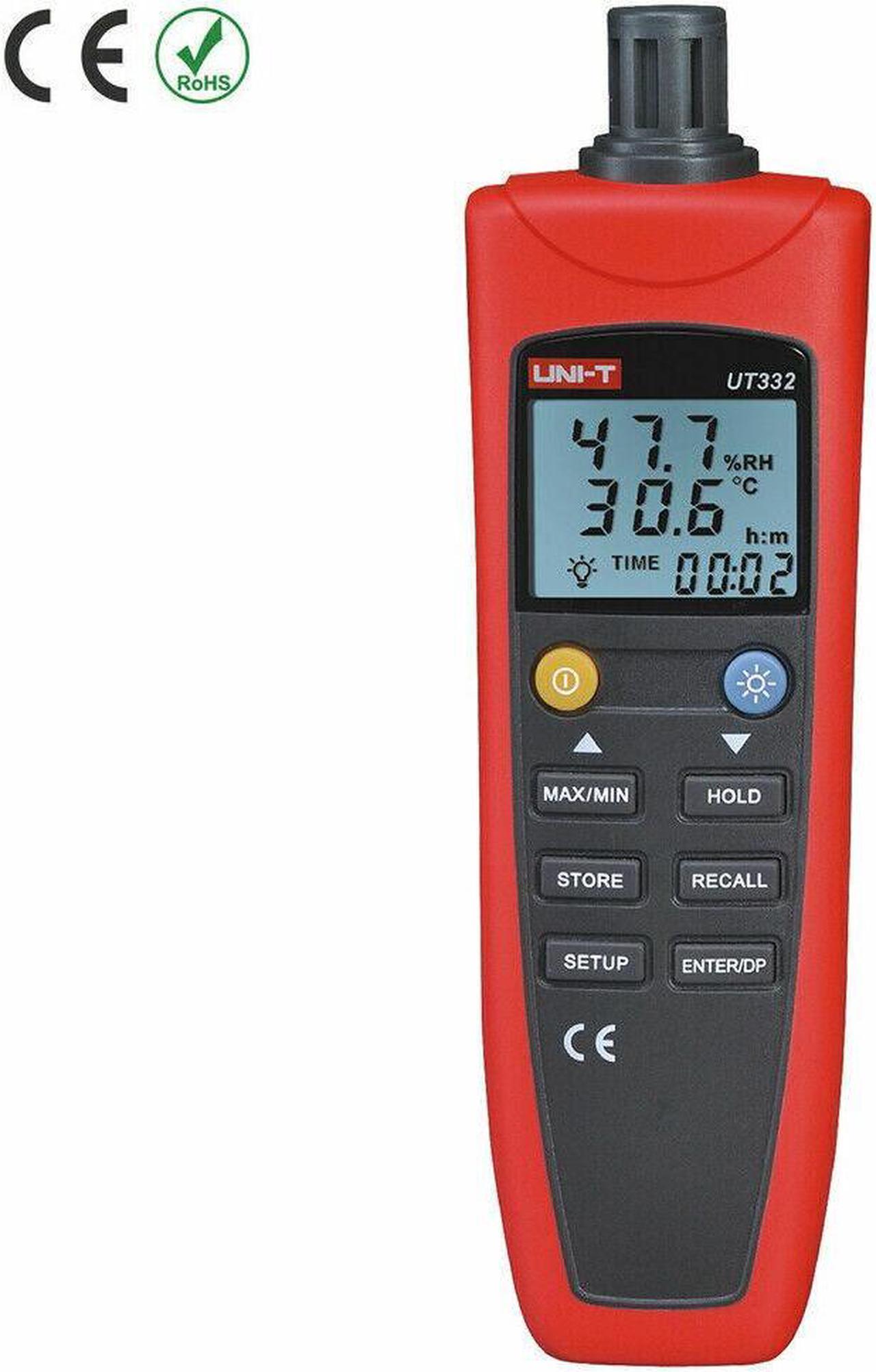 UNI-T UT332+ Digital Thermo-hygrometer Temperature Humidity Moisture Meter SeKd