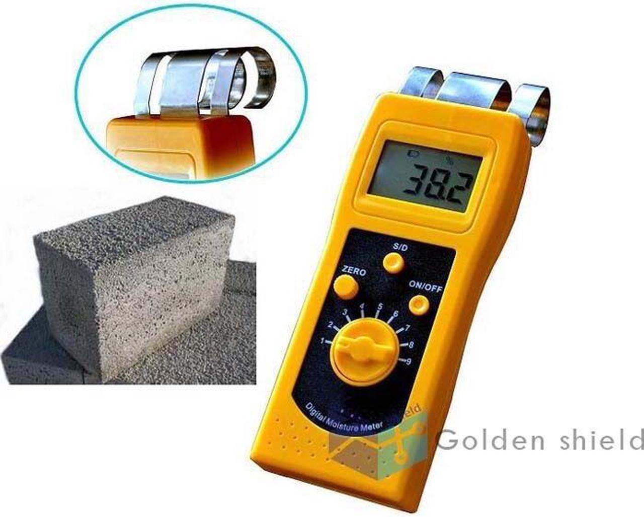 DM200C Handheld Digital Concrete Moisture Tester Meter DM-200CKd