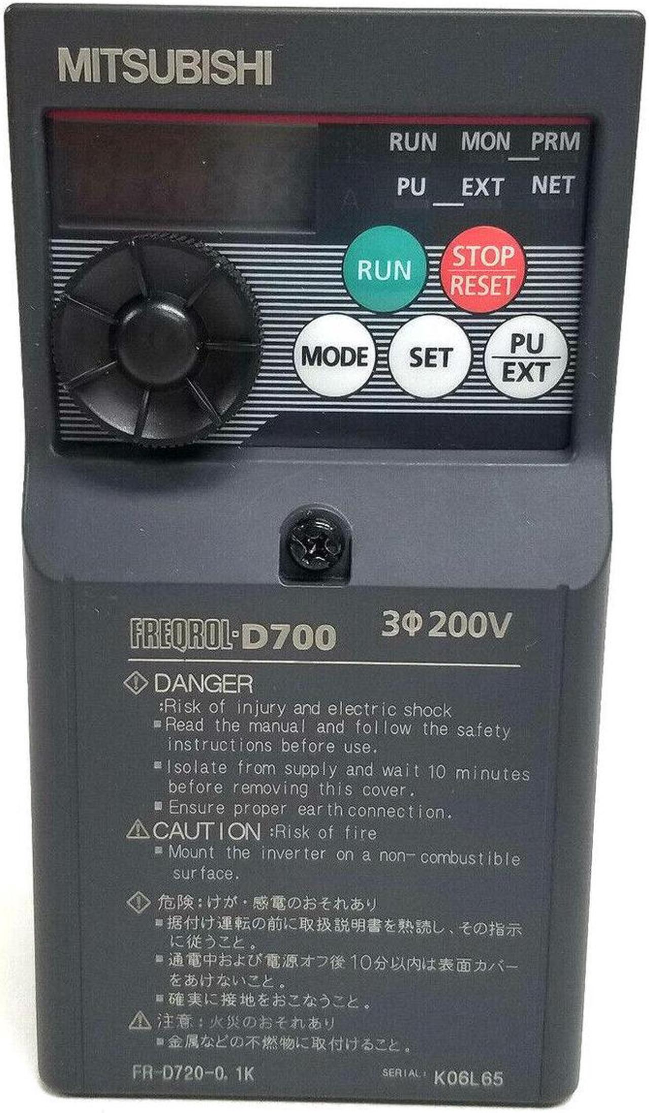 MITSUBISHI FR-D720-0.1K Inverter KD