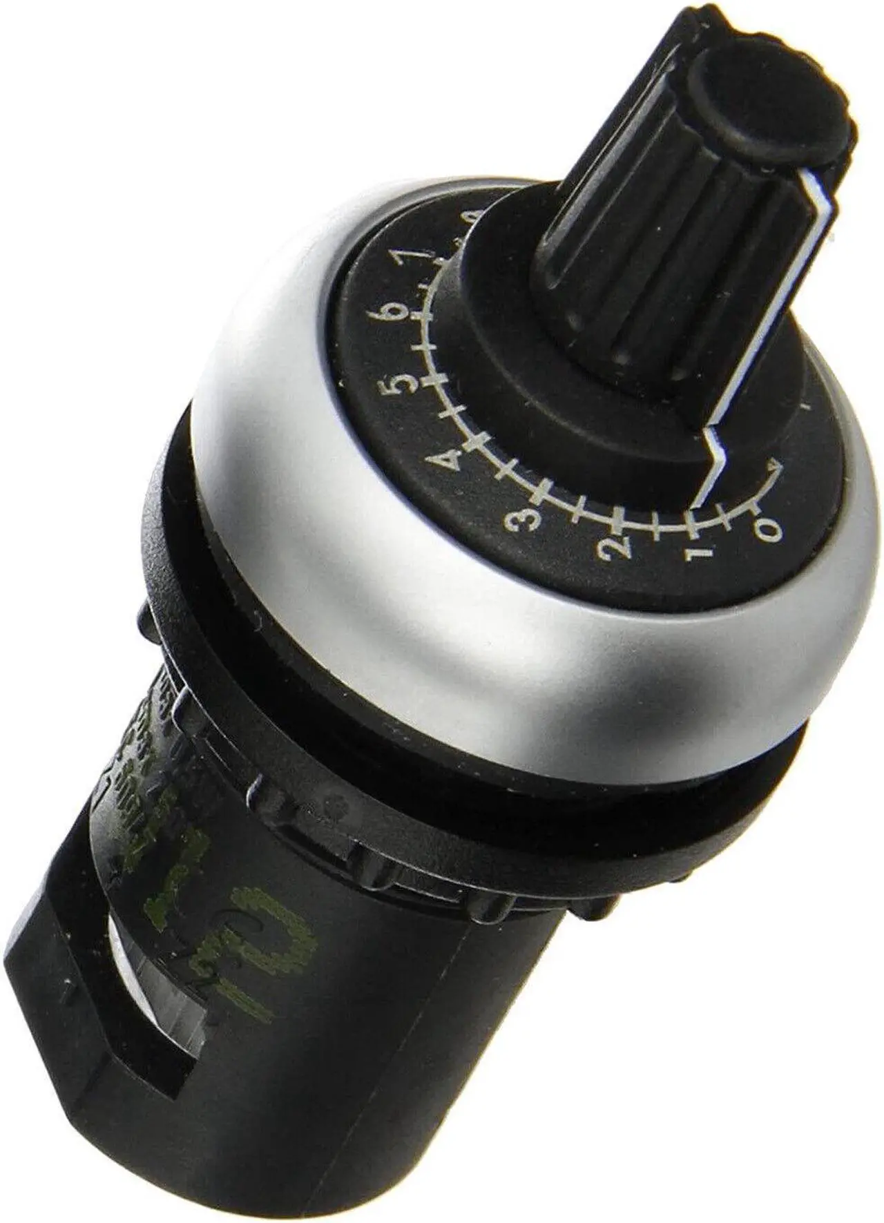 Alt view image 3 of 4 - 1PCS EATON M22-R1K Potentiometer 22mm Diameter Silver Bezel KD