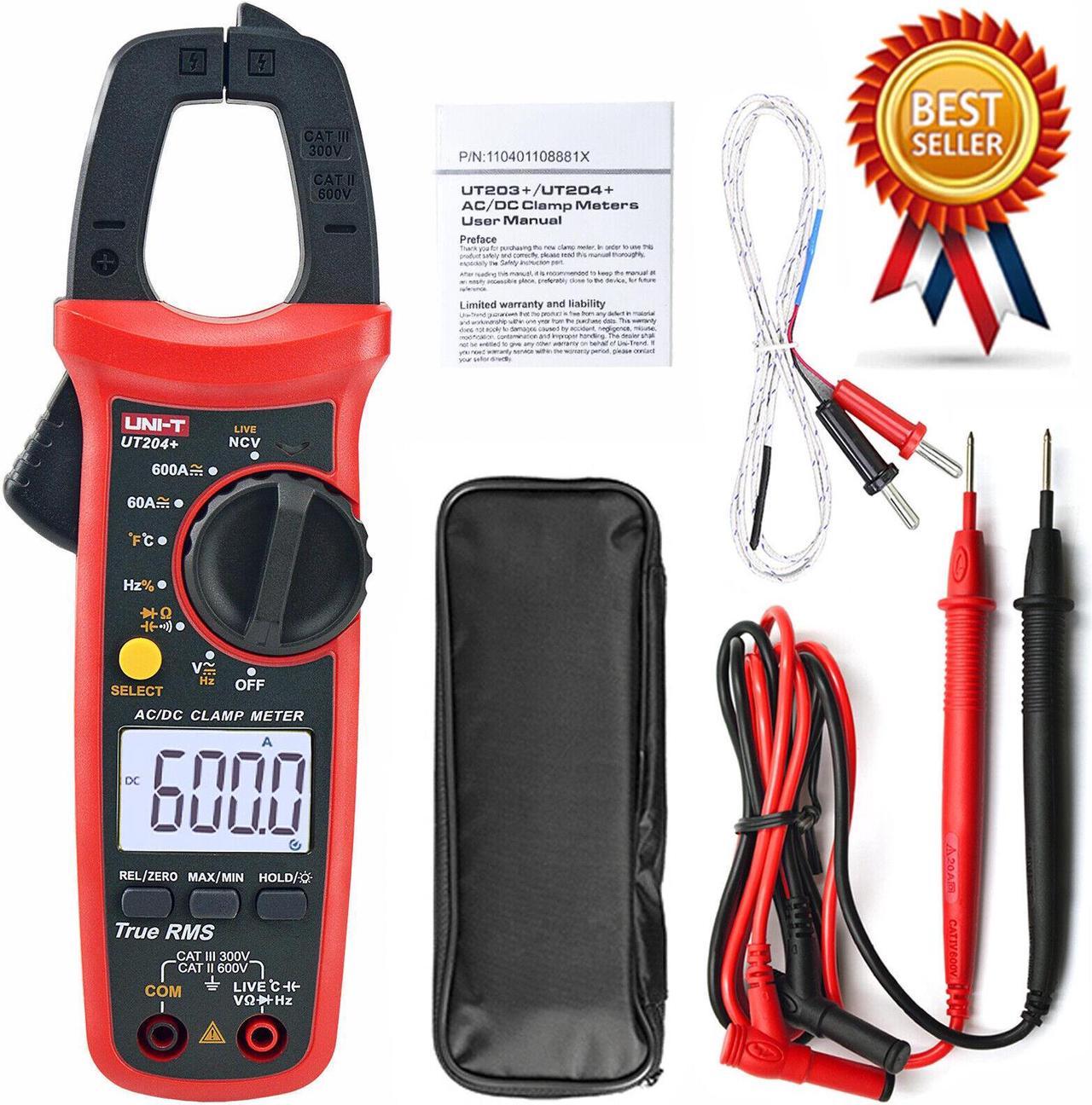 UNI-T UT204+ Digital Clamp Meter ,True RMS,NCV ,400-600A Brand New Original Kd