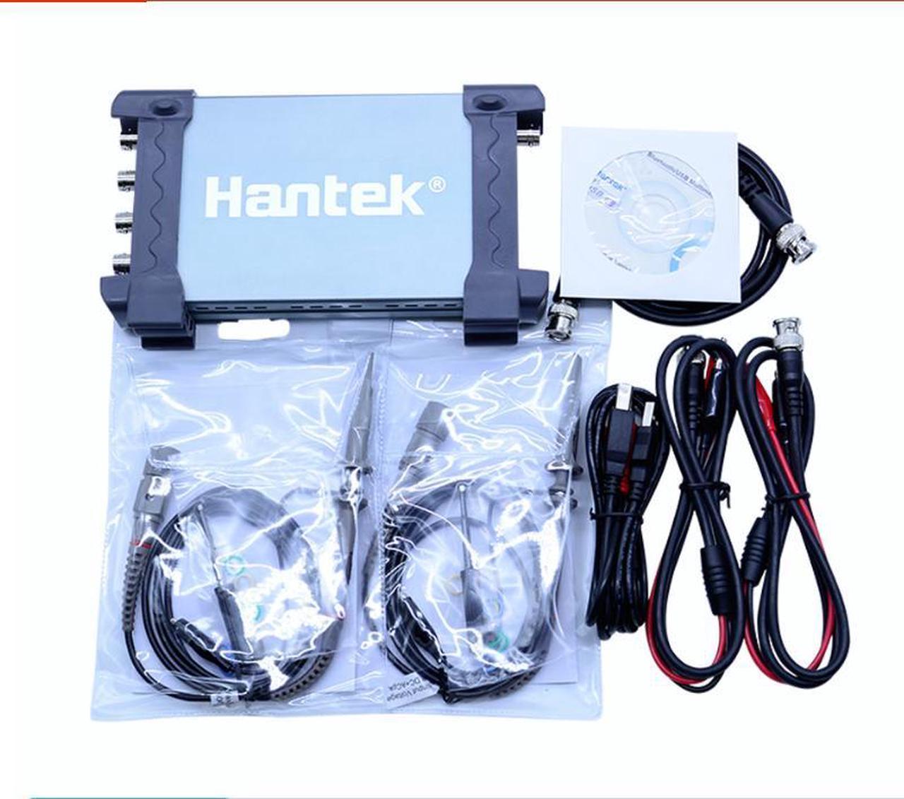 Hantek 6204BD 4CH USB PC Portable Oscilloscope 200MHz and 25MHz Signal Generator