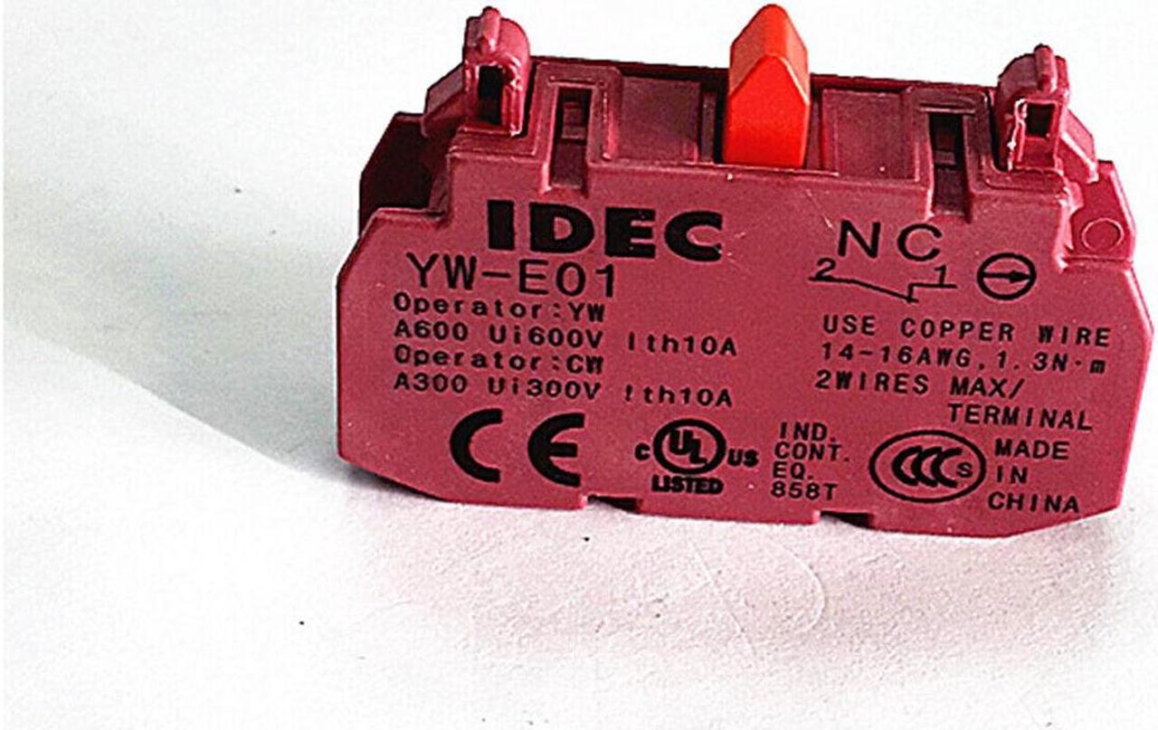 IDEC YW-E01 Contact Block 1NC for CW New 1PCSKd