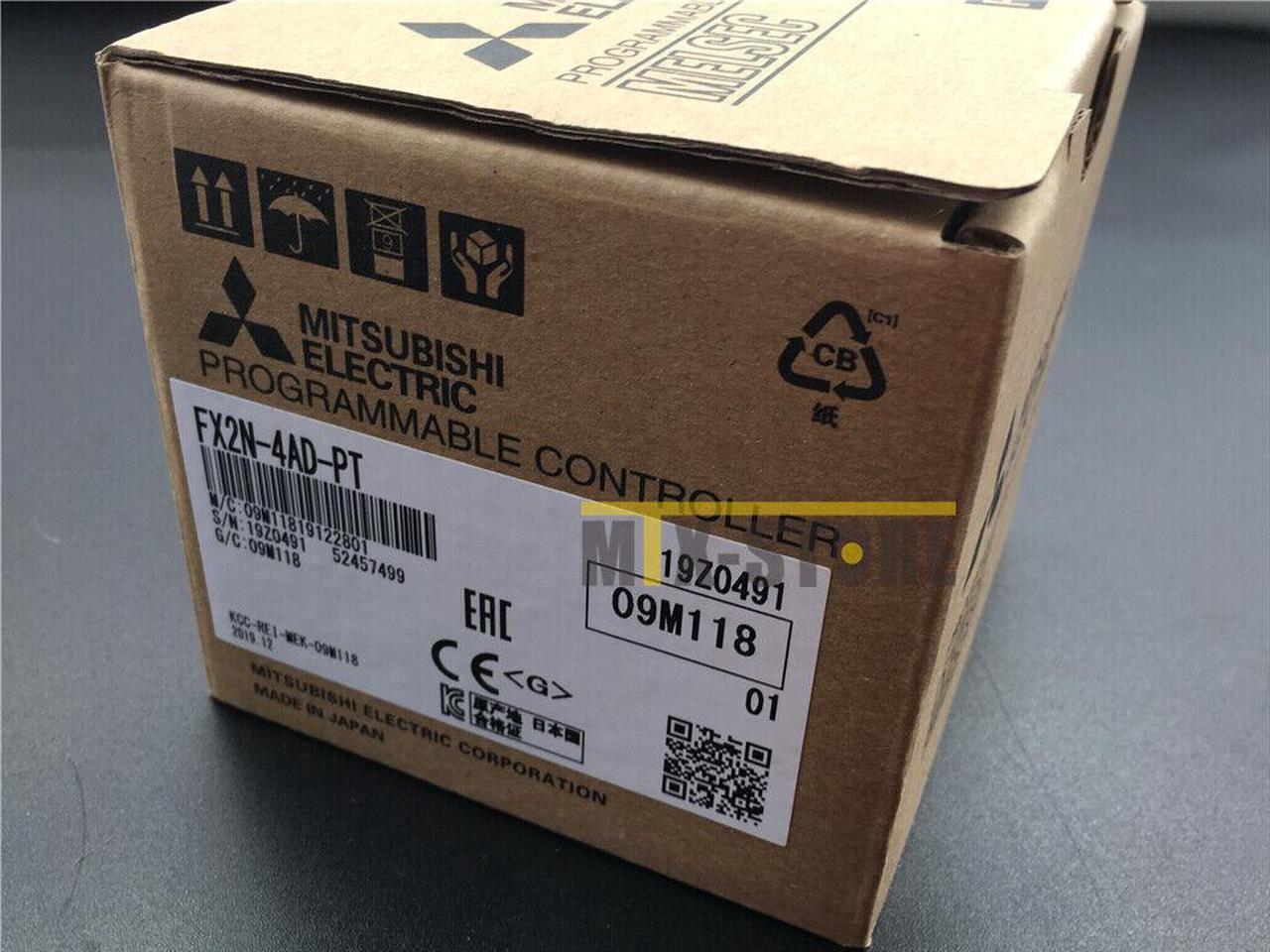 1pcs Brand new Mitsubishi with box PLC FX2N-4AD-PT IN BOX