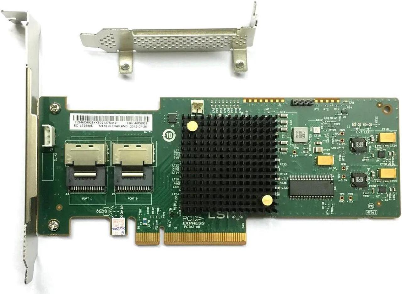 LSI SAS 9223-8i IBM ServeRAID M1115 81Y4449 SAS SATA Controller raid card