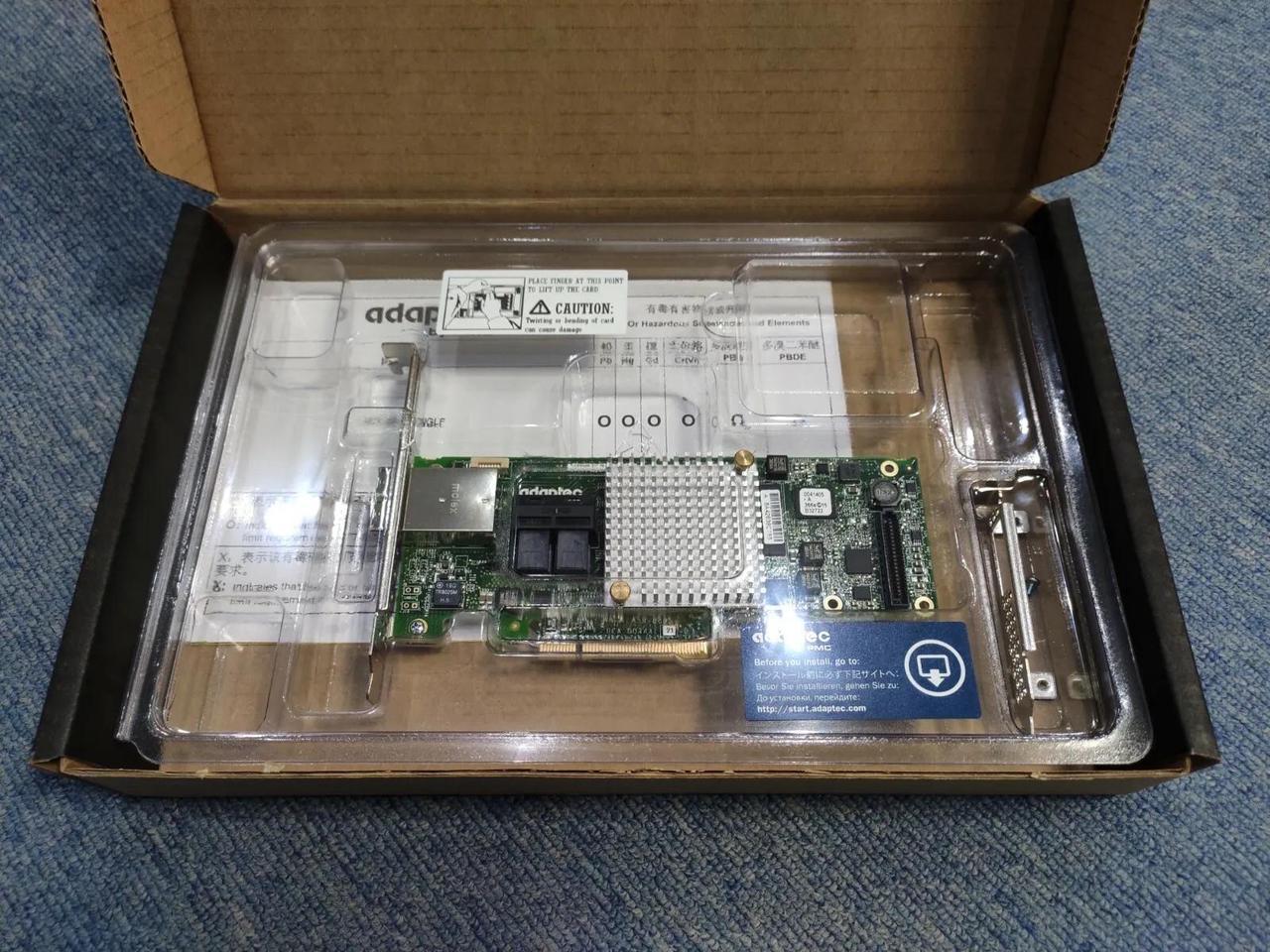 New ASR-8885 Adaptec SAS 16 Port 12Gbps PCI Express RAID Controller