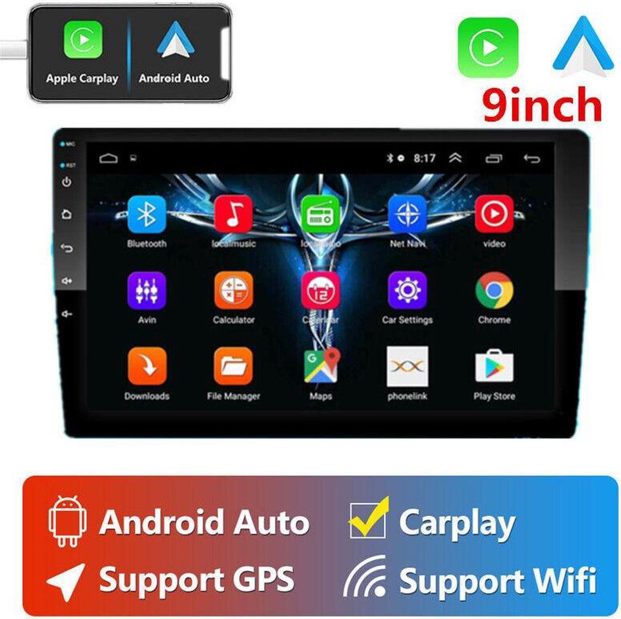 Car Stereo Radio 9in Android MP5 Player Bluetooth FM Radio For Carplay GPS Navi