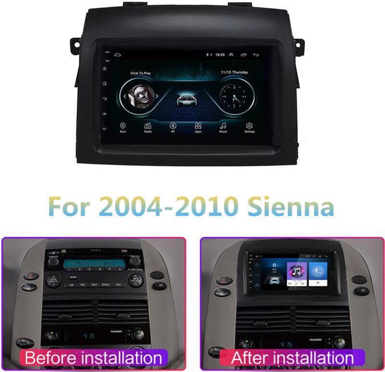 Android 2DIN Car Head Unit Radio Audio GPS Multimedia Player For 04-10 Sienna