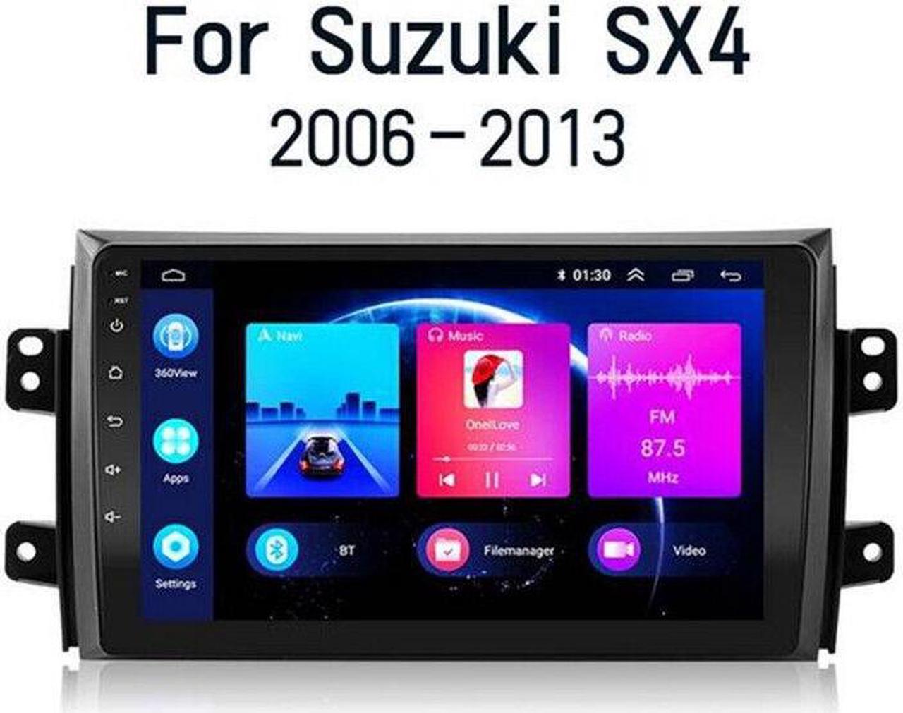 9inCar Navigation GPS Android Radio Multimedia Video Player For Suzuki SX4 06-13