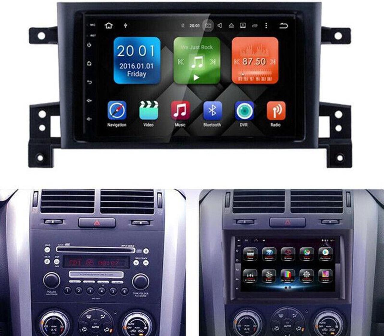 7" Android Car Multimedia Radio Audio GPS Navigation For Grand Vitara 2005-2015