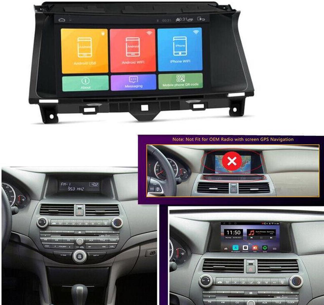 Android Radio Car Multimedia For Accord 8 08-2012 Radio GPS Navigation Head Unit