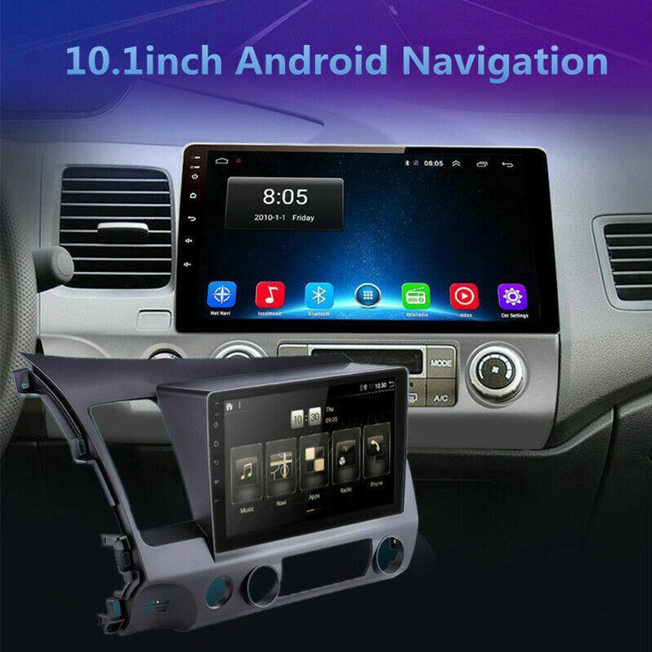 10.1inch Android Headunit Multimedia Radio Stereo For 06-11 Civic GPS Navigation