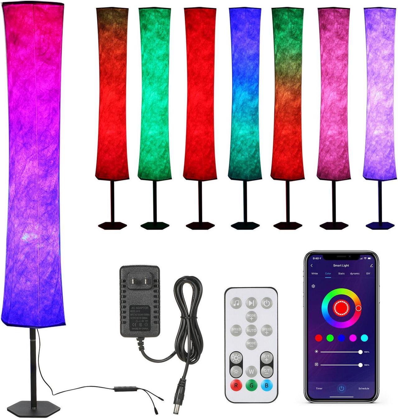 Smart LED Floor Lamp Color Changing Standing Lamp Music Sync APP Control W6G3