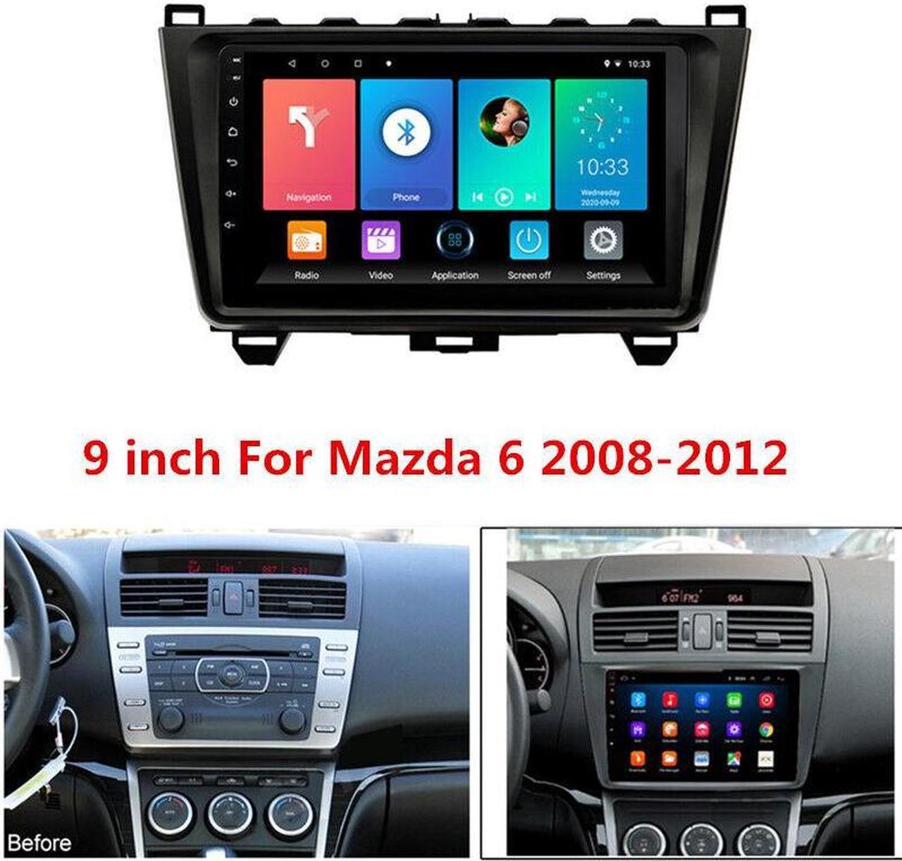 Car Radio Stereo WIFI GPS Navigation Multimedia Player For Mazda 6 Android Head