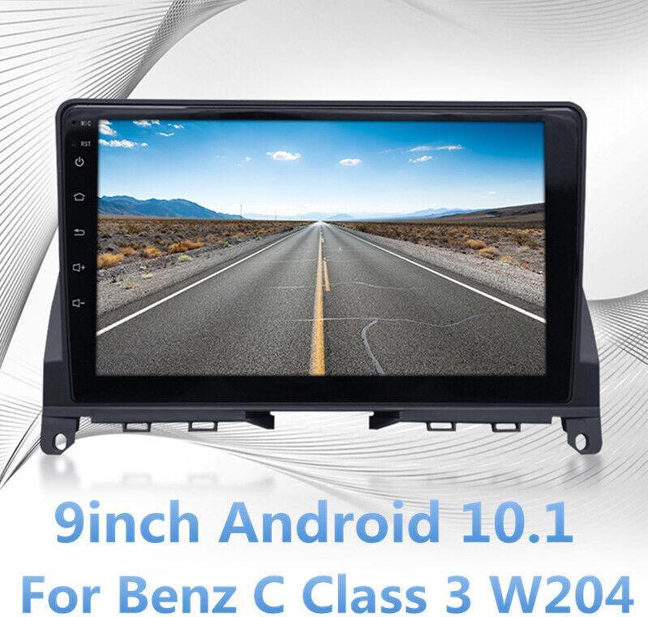 Android HedaUnit WiFi Radio Stereo GPS Navi For 07-10 Benz C Class 3 W204 S204