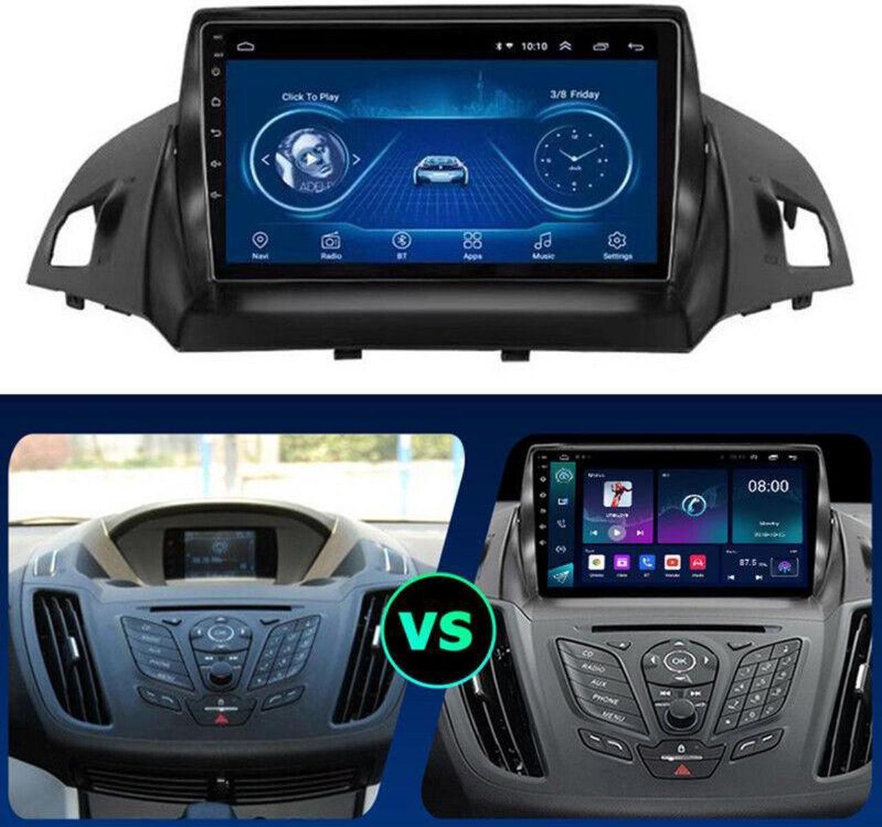 Android Auto Radio for Ford Kuga Escape 2013-2016 Multimedia GPS 2din Autoradio