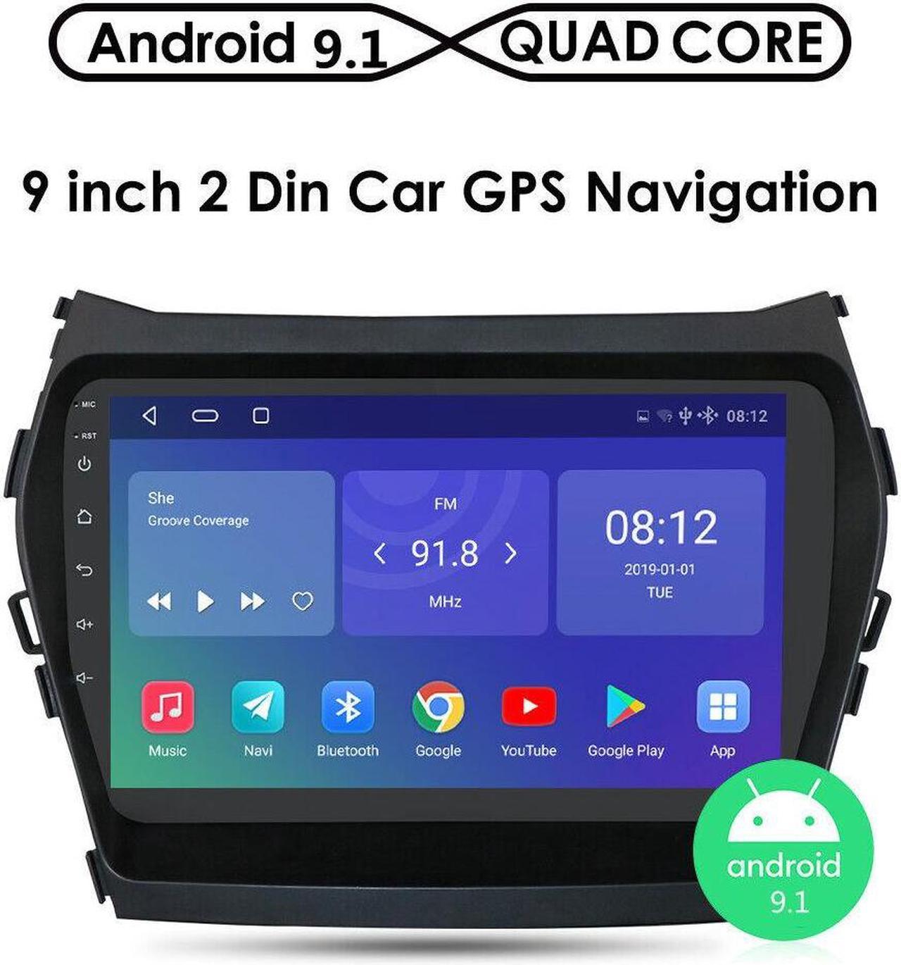 Car 2Din For Hyundai ix45 Fe 13-17 Wifi Android Radio Multimedia GPS Navigation