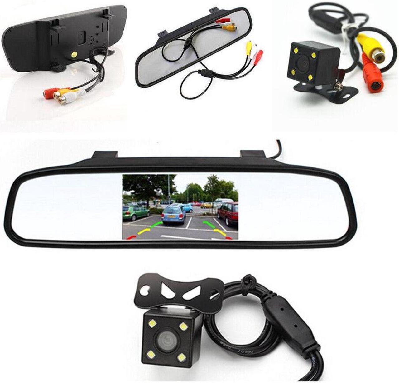 Mirror LCD Car Rear View Mirror Monitor Backup Camera CCD Parking Reversing