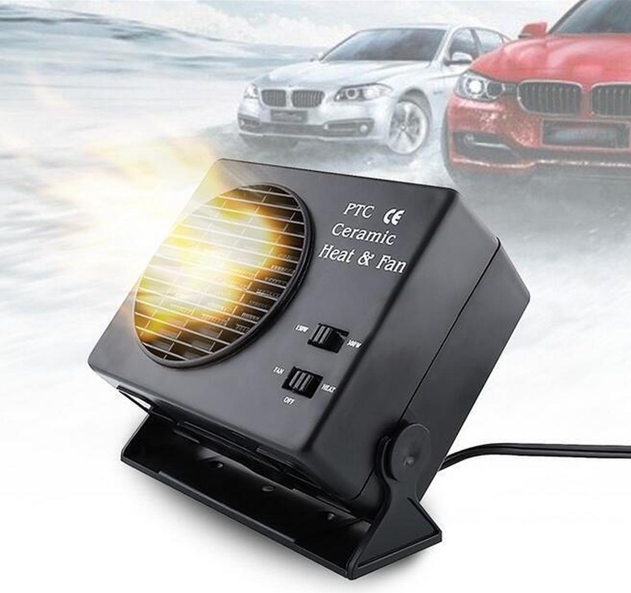 300W/150W DC 12V Ceramic Car Fan Heater Heating Warmer Defroster Demister