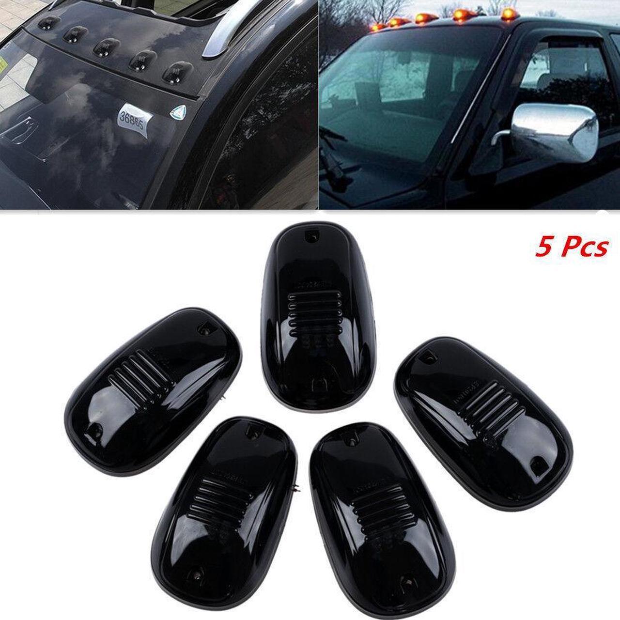 Smoked Black LED Cab Roof Top Marker Running Clearance Light Car pickup Lamp Kit