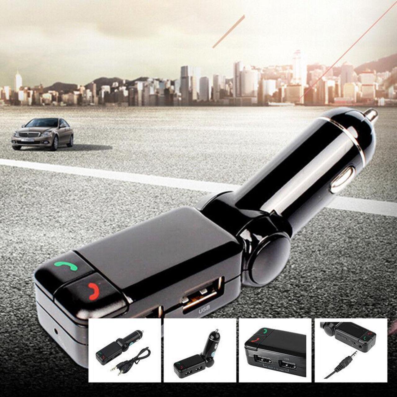 Car Bluetooth Wireless FM Transmitter MP3 Play Charger Handsfree Phone