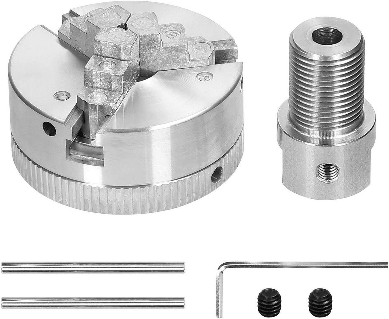 Lathe Chuck 3 Jaws/4 Jaws Manual Self-Centering Mounting Bolt for Grinding B7G5