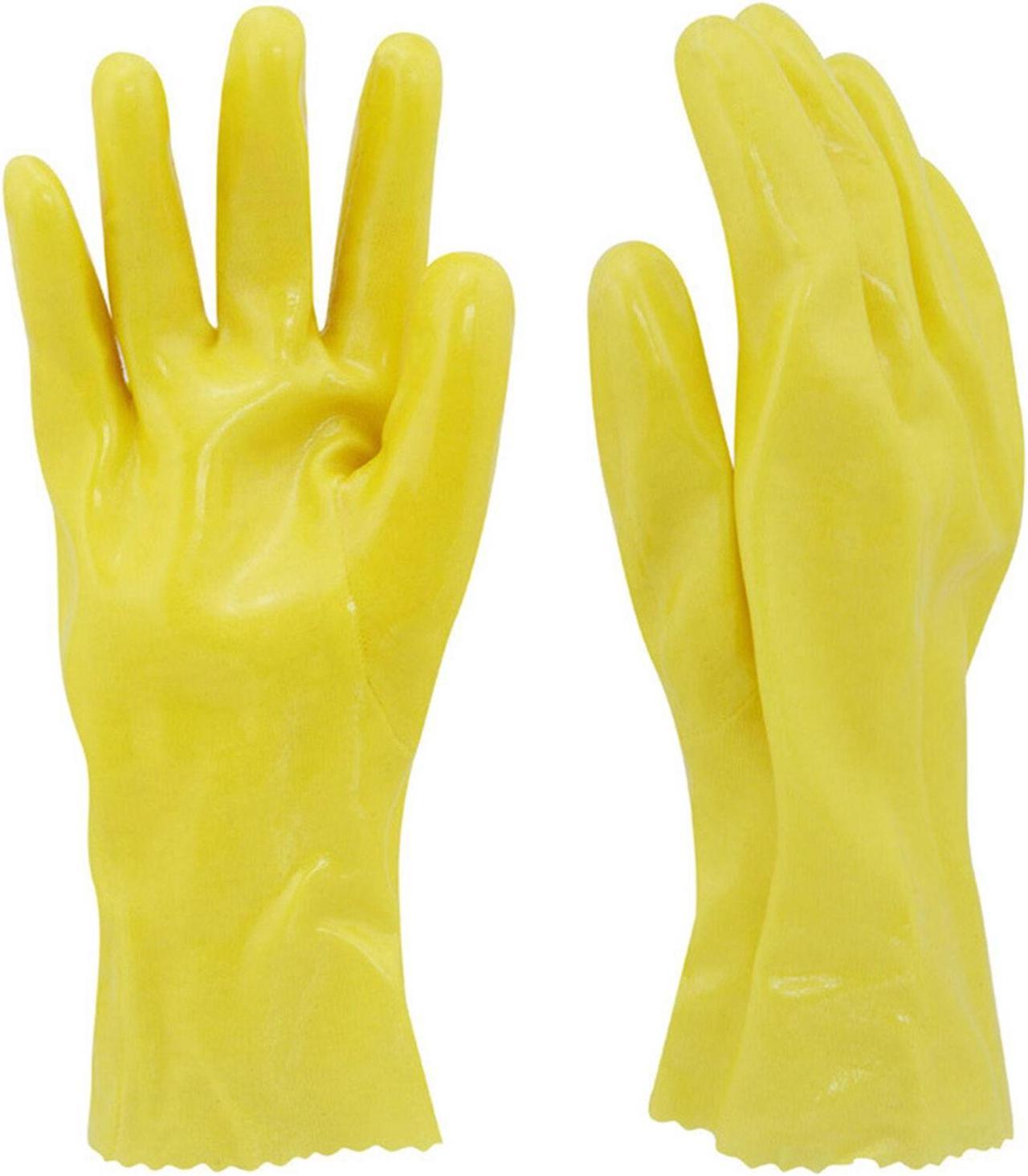 Free Size PVC Protective for Men Women Safety Hand Work Q2F9