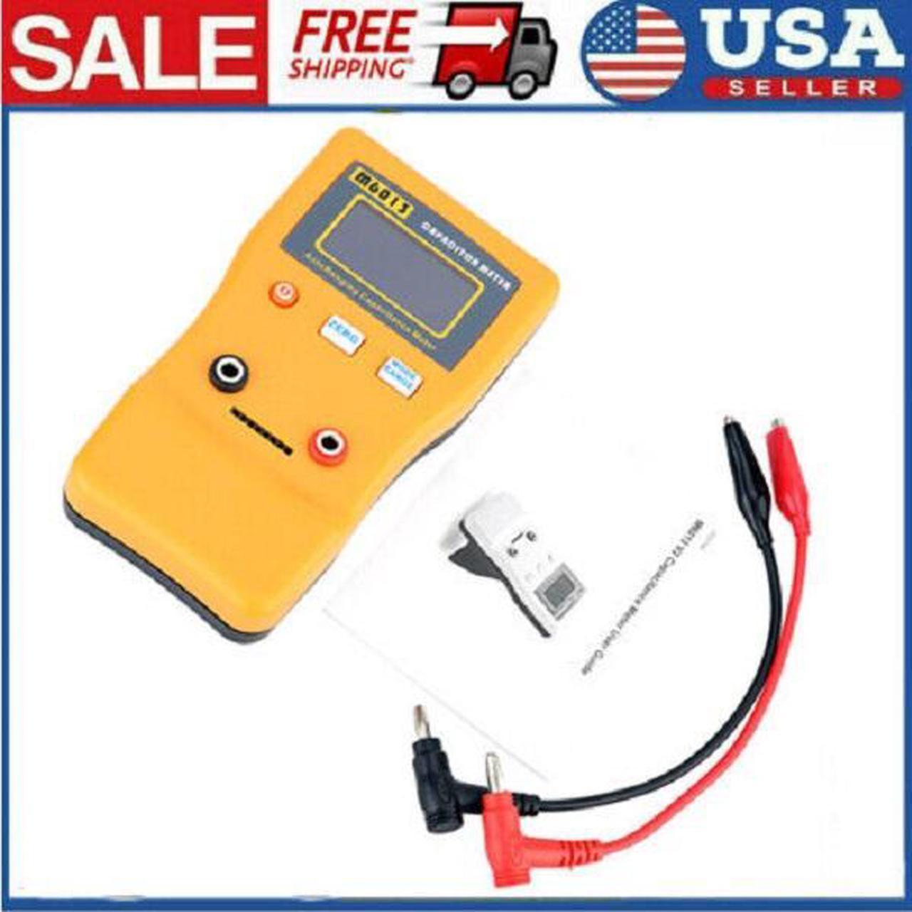 M6013 High Precision Capacitor Tester Capacitance ESR Meter Circuit Testing A3P4