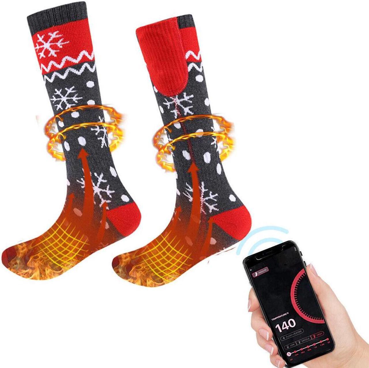 Heated Socks Rechargeable Electric Heated Socks APP Remote Control 5000mAh I4S5