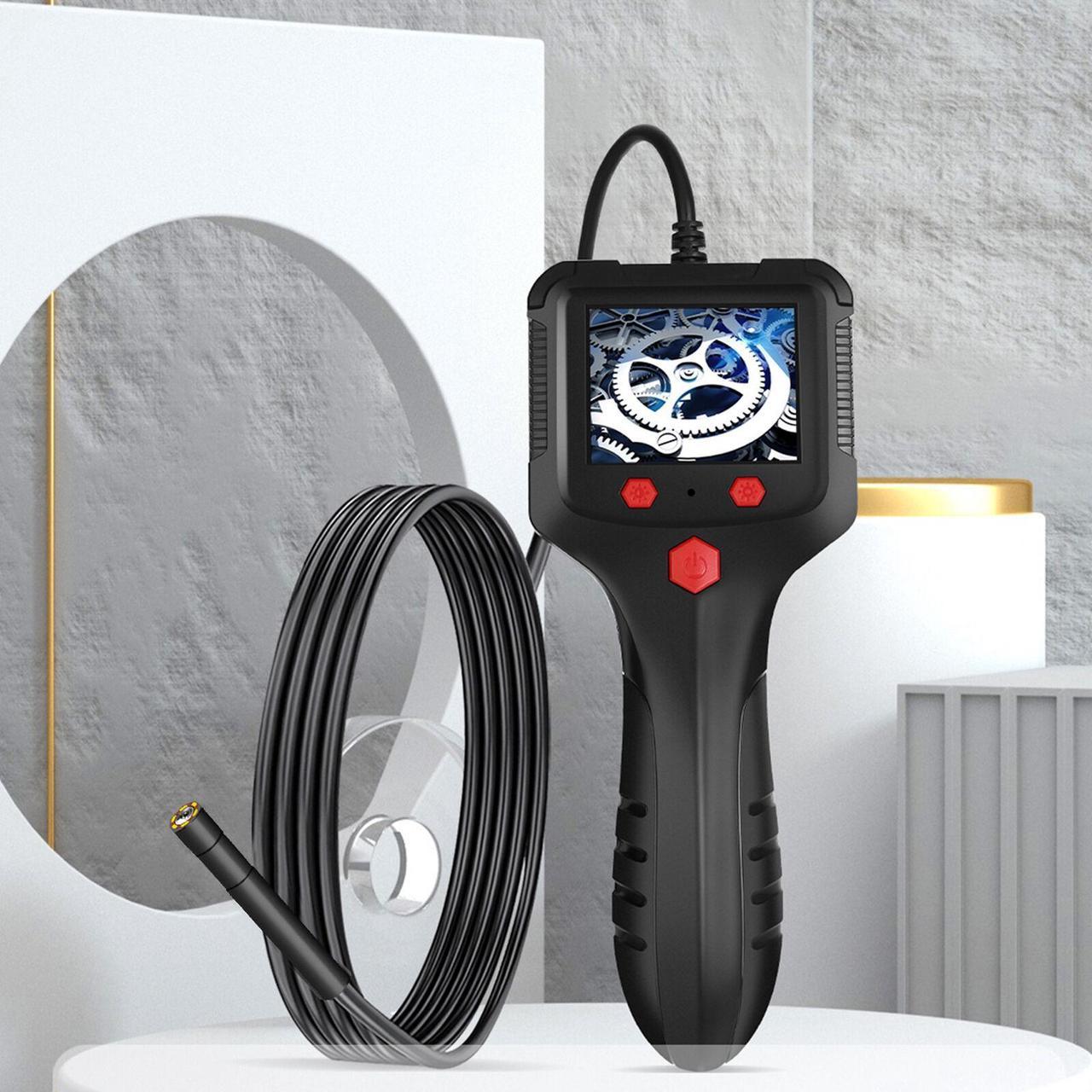 Industrial Endoscope 1080P HD 2.4''Screen Borescope Inspection Snake Camera H9M9