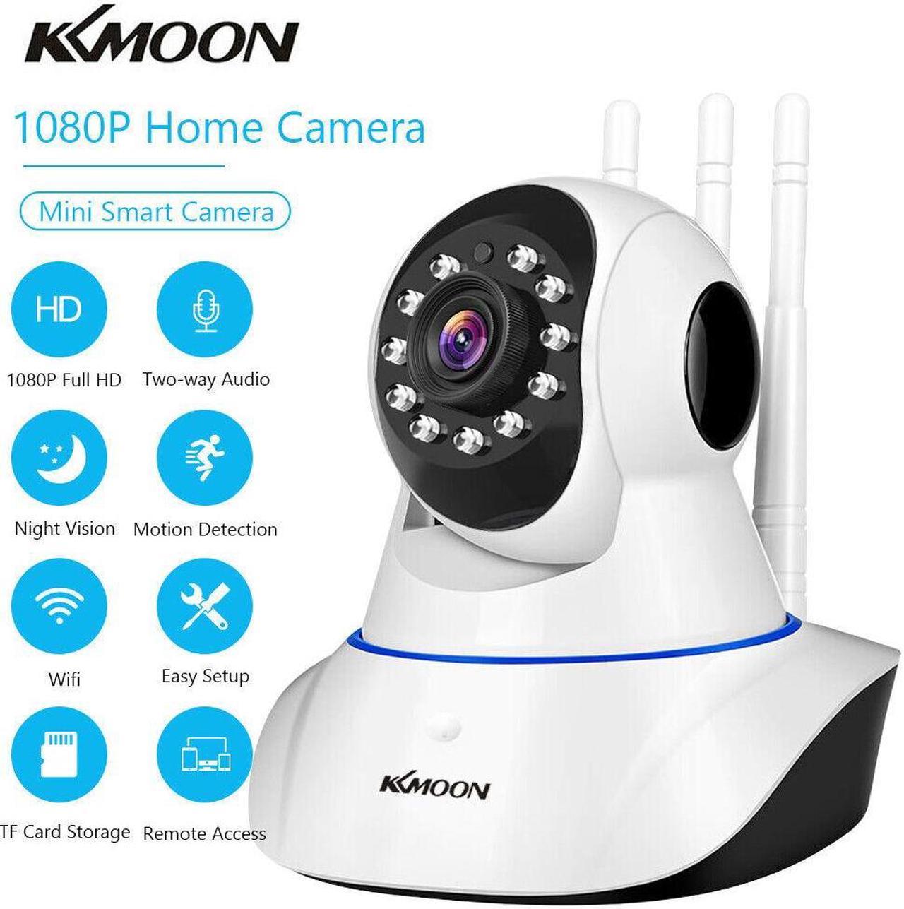 KKMOON Wifi 1080P CCTV PTZ IP Security Camera Home Night Vision 2-Way Audio Q9W9