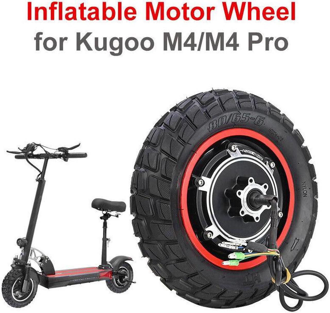 500W Motor Wheel 10In Inflatable Tire For Kugoo M4/M4PRO Electric Scooter O3U6