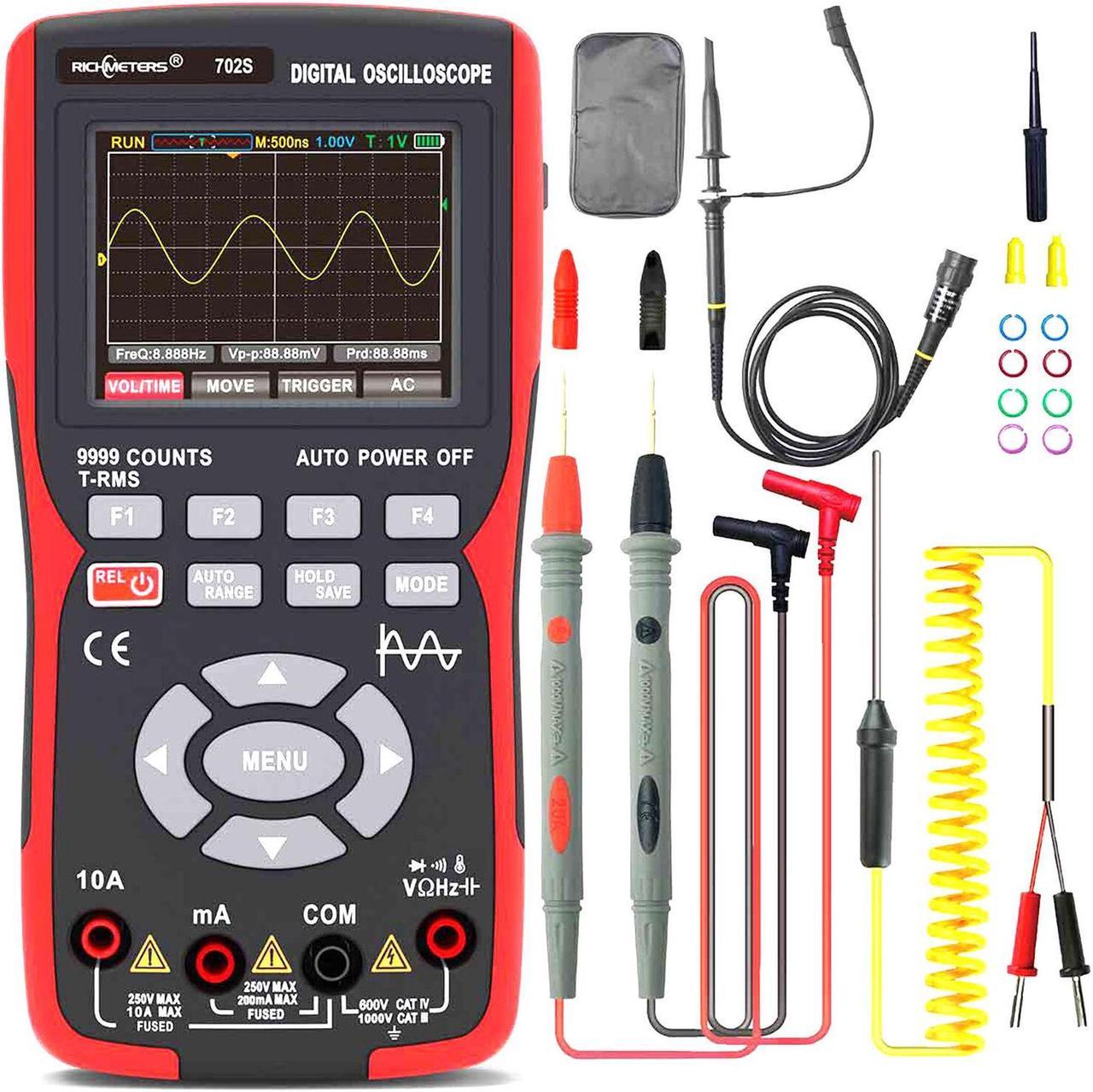 Oscilloscope Multimeter Handheld LCD Digital Multimeter & Oscillometer Y5Q0