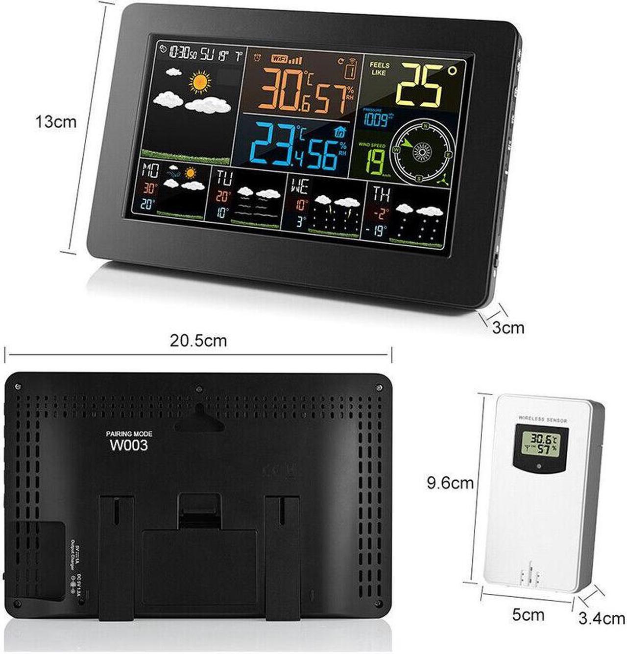 Color Digital Weather Station Barometer With G7G8